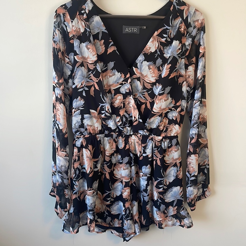 ASTR Long Sleeve Jumper Romper